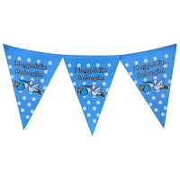 Hoş Geldin Bebeğim Mavi Flama