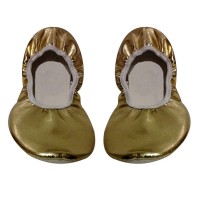 Altın Renk Pisi Pisi Dans Ayakkabısı Çocuk