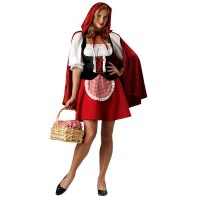 Kırmızı Başlıklı Kız Kostümü Yetişkin