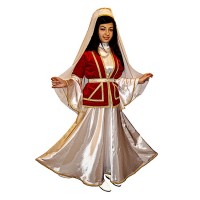 Kafkas Yöresel Kıyafeti / Kostümü Kız Çocuk 