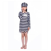 Mahkum Kostümü Kız Çocuk